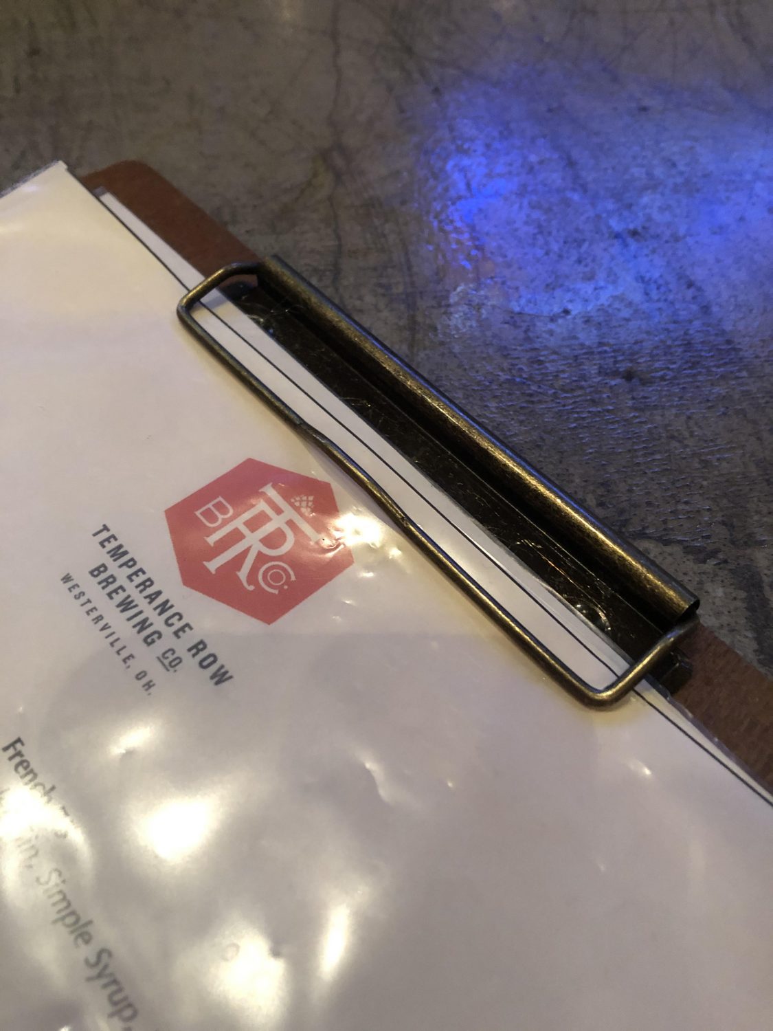 Rustic Style Brass Clipboard Clip Large