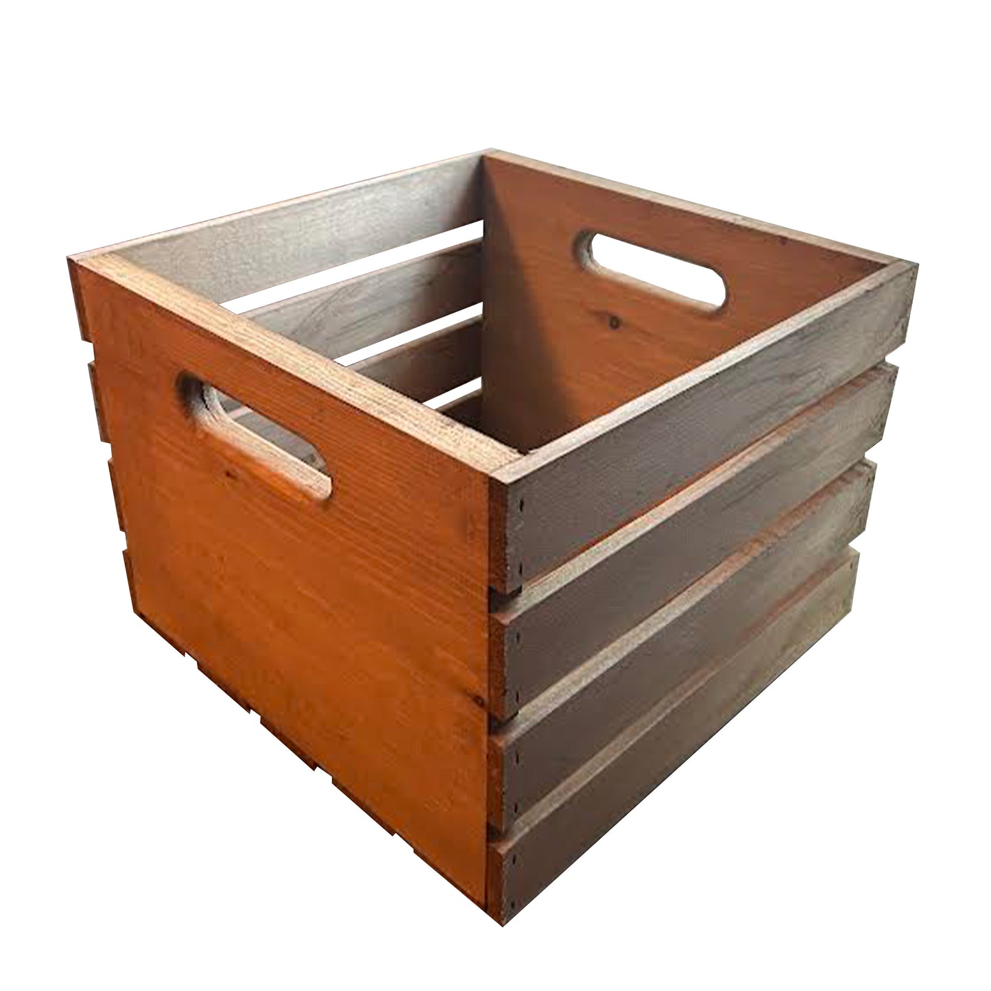 Rustic Square Wooden Crate