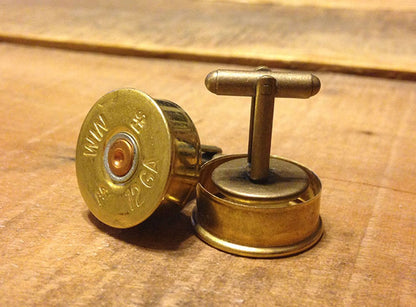 12 Gauge Shotgun Cufflinks