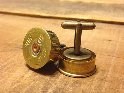 12 Gauge Shotgun Cufflinks