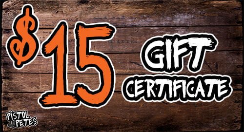 15 gift certificate