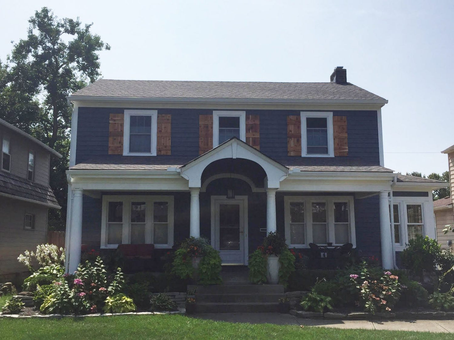 Cedar Wood Farmhouse Style Shutters