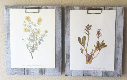 Farmhouse Whitewashed Wood Clipboards