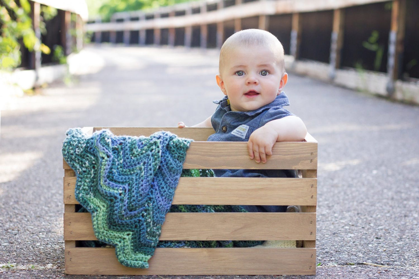 9 Pack Rustic Wooden Crates