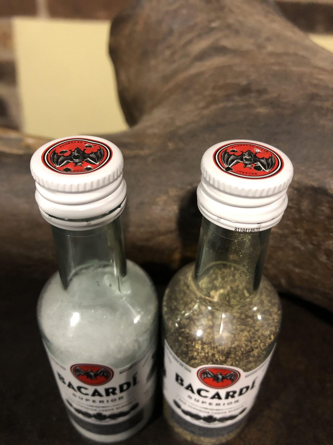 Bacardi Salt and Pepper Shakers