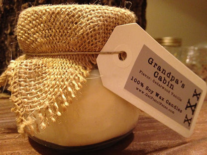 Grandpa's Cabin Cedarwood Vanilla Soy Wax Candle