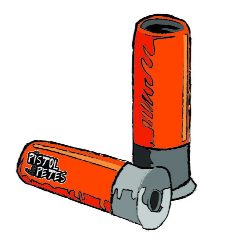 pistol petes shotgun shell sticker