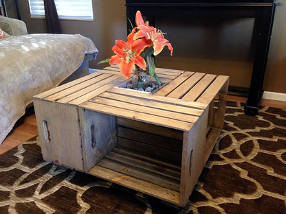 Rustic Crate Coffee Table