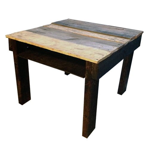 Wood Pallet End Table Nightstand