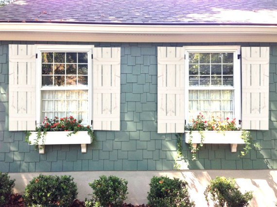 Cedar Wood Farmhouse Style Shutters