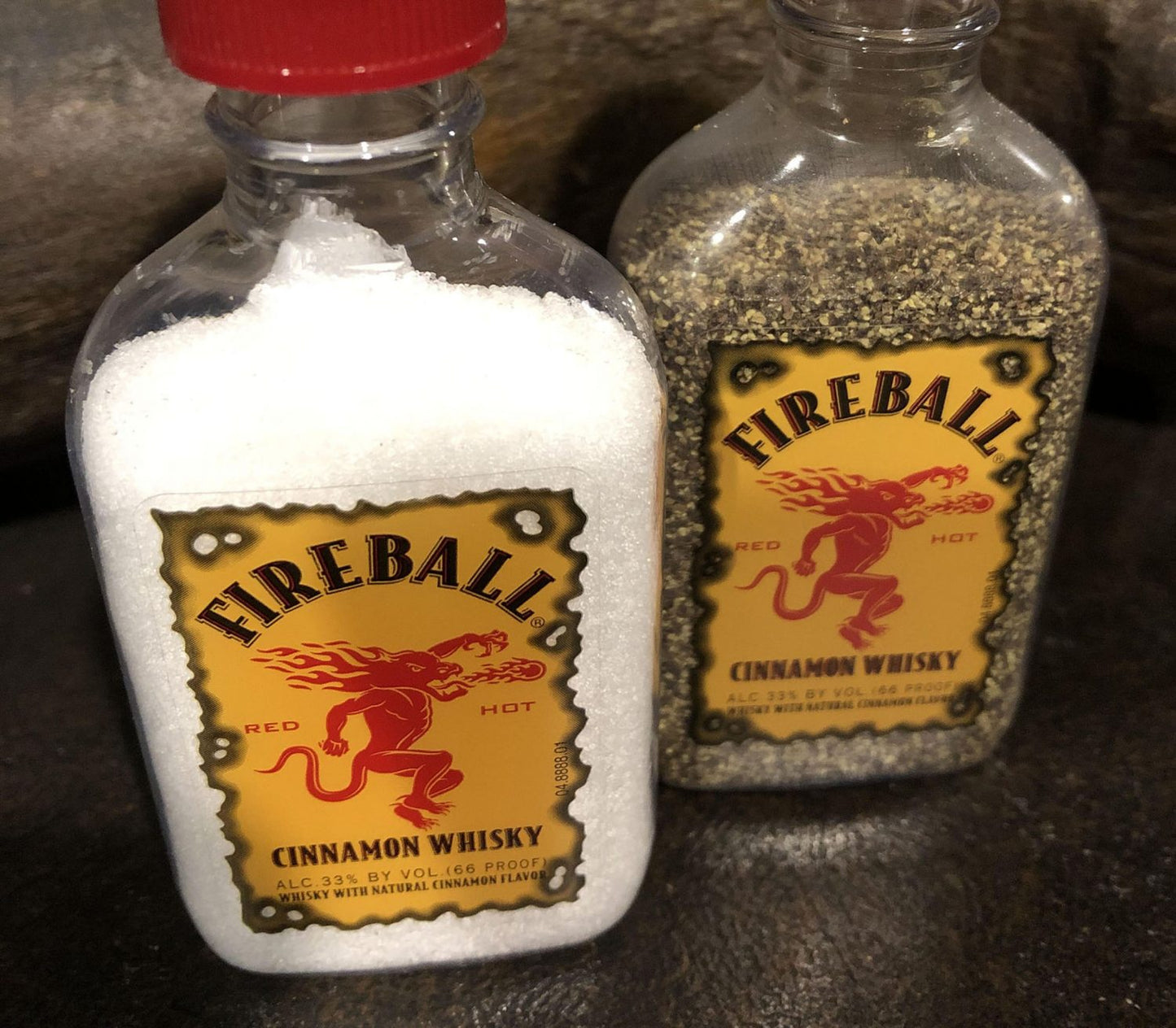 Fireball Salt and Pepper Shakers