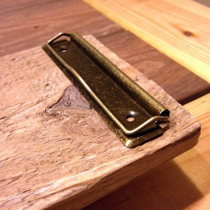 Rustic Style Brass Clipboard Clip Medium