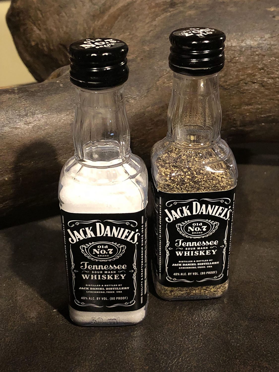 Jack Daniel's Salt and Pepper Shakers