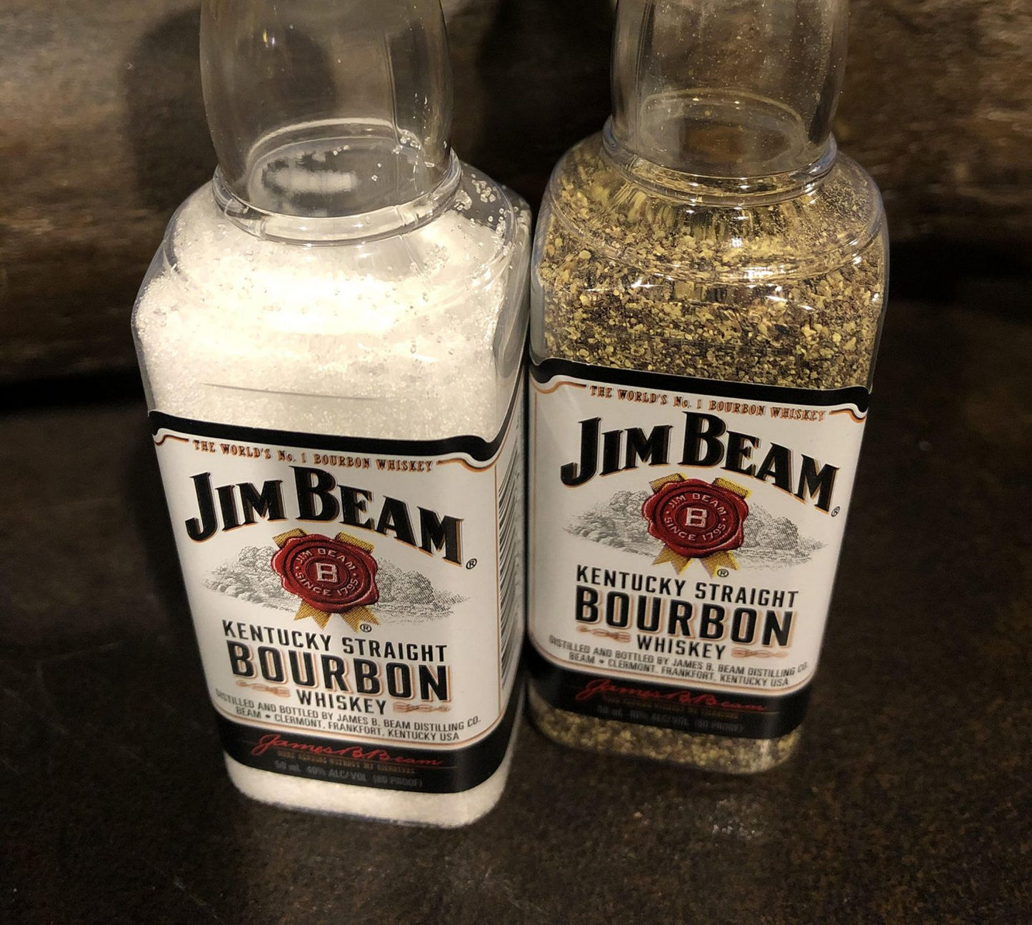 Jim Beam Salt and Pepper Shakers