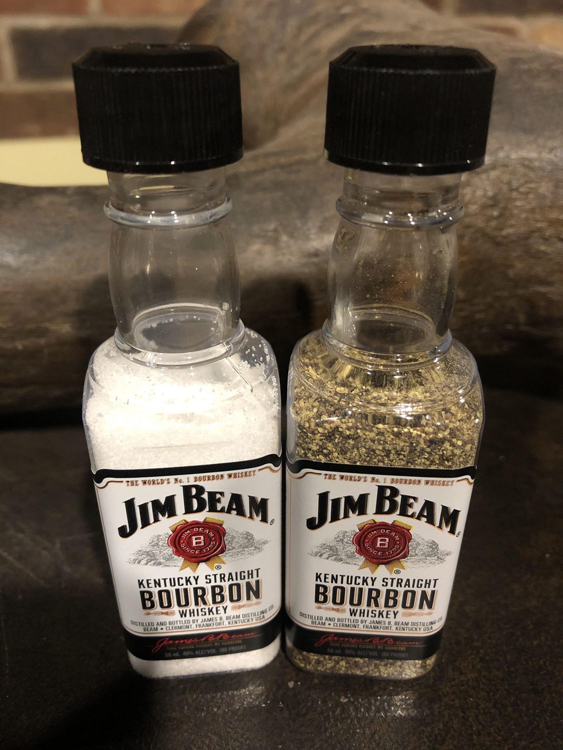 Jim Beam Salt and Pepper Shakers