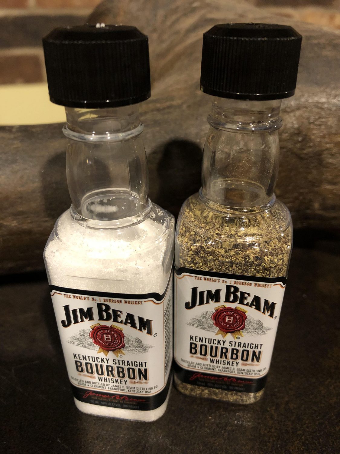 Jim Beam Salt and Pepper Shakers