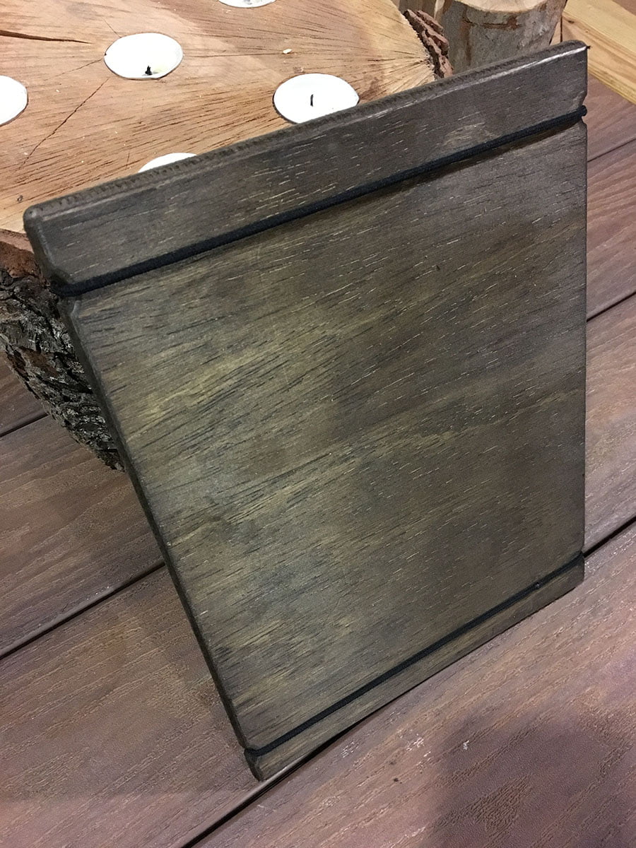 Large Wood Menu Boards with Bands