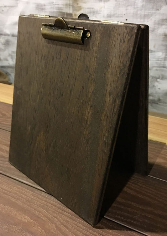 Large Wood Table Tent Clipboard