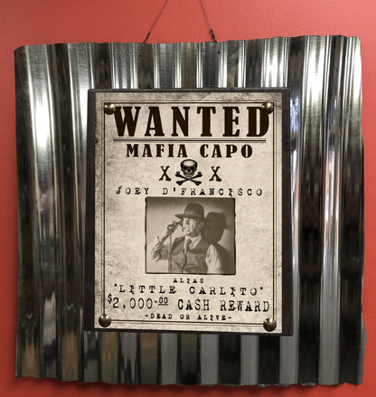 Mafia Capo Wanted Sign