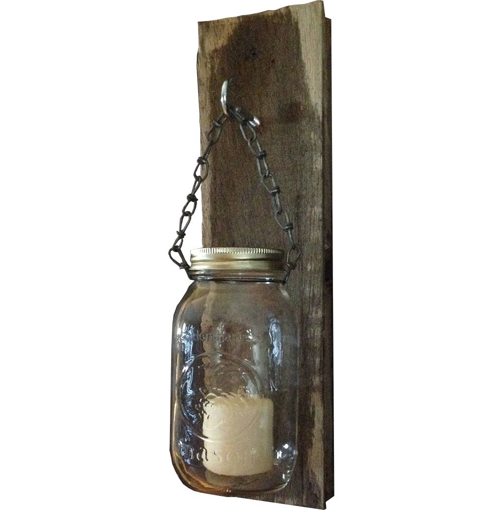 Mason Jar Hanging Candle Holders