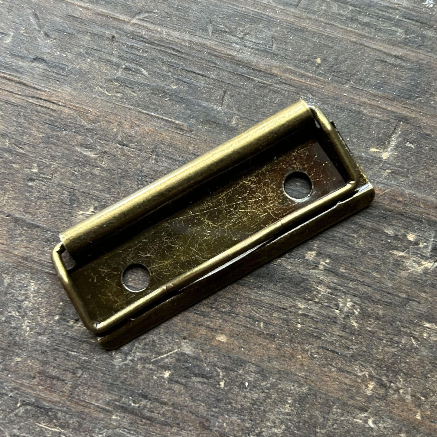 Mini Antique Brass Clipboard Clip