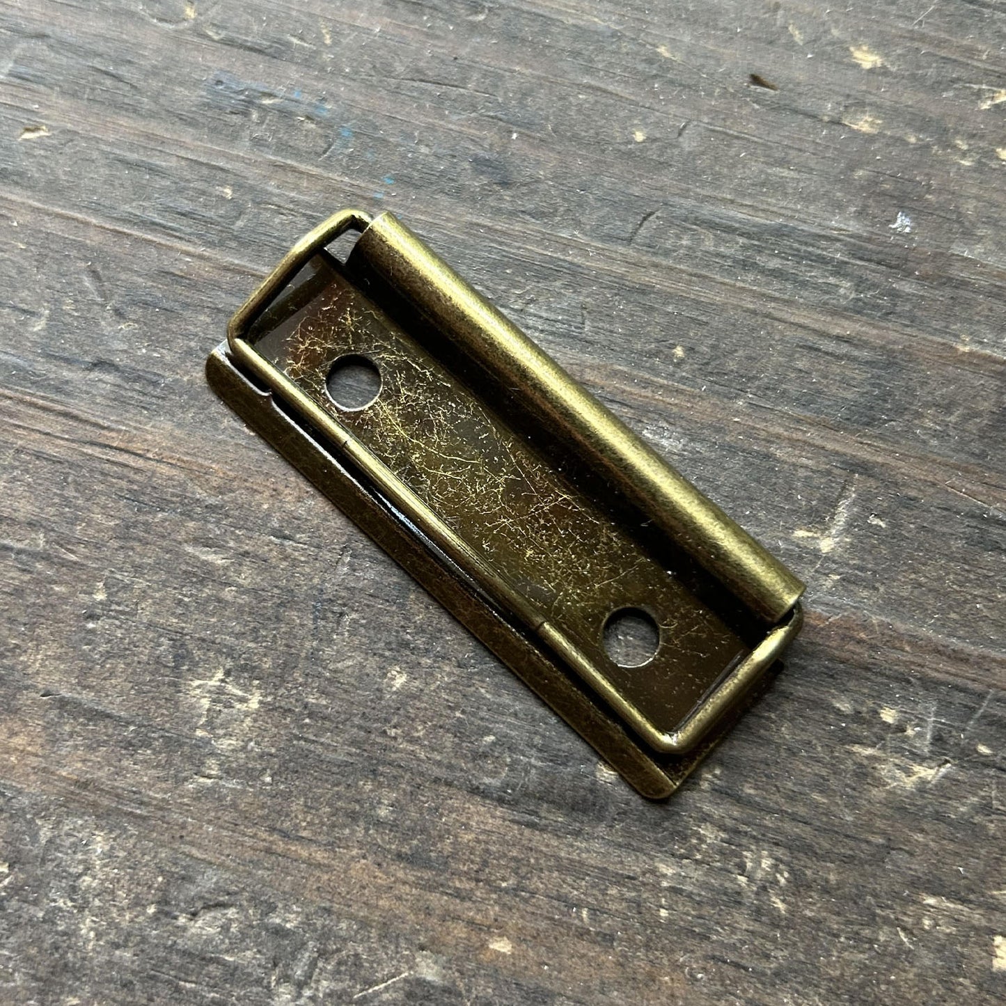 Mini Antique Brass Clipboard Clip