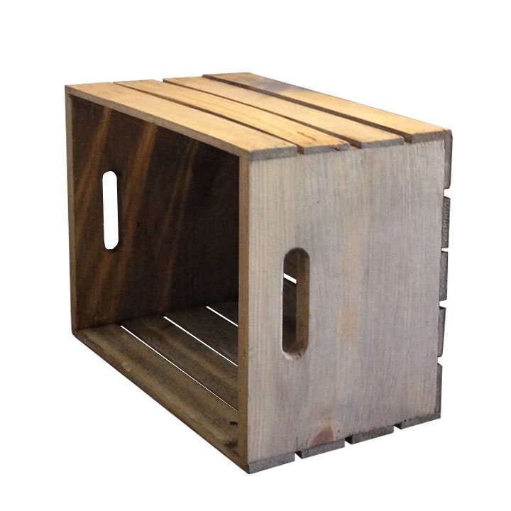 9 Pack Rustic Wooden Crates