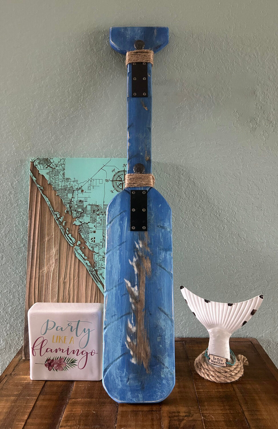 Beach House Wood Paddle