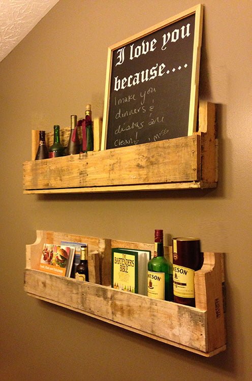 Pallet Wood Shelf