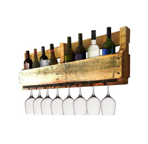 Wood Pallet Wine Rack