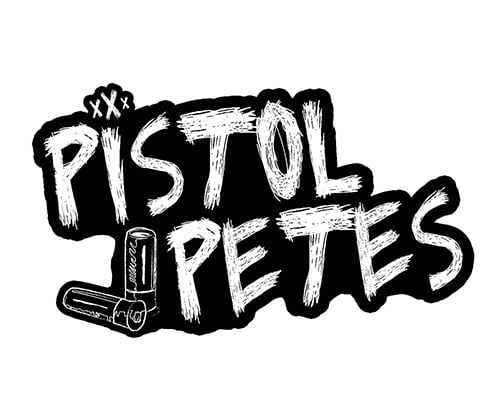 pistol petes logo sticker