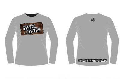 Pistol Pete’s Wood Sign Long Sleeve T-Shirt