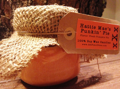 Hattie Mae's Punkin' Pie Soy Wax Candle