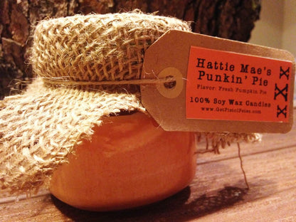 Hattie Mae's Punkin' Pie Soy Wax Candle