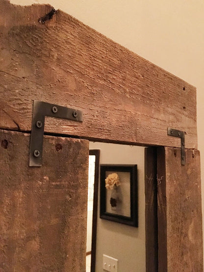 Rustic Flat Corner Braces - Small