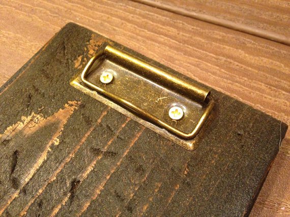 Rustic Style Brass Clipboard Clip