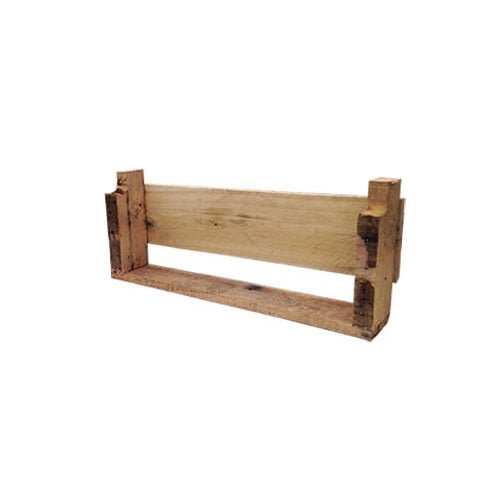 Small Wood Pallet Shelf Open Face