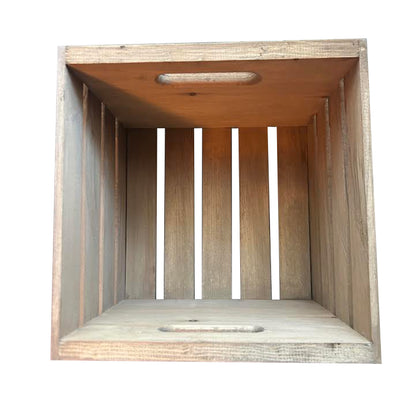 Rustic Square Wooden Crate