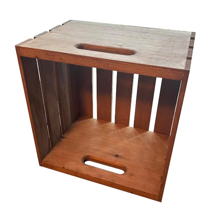 Rustic Square Wooden Crate