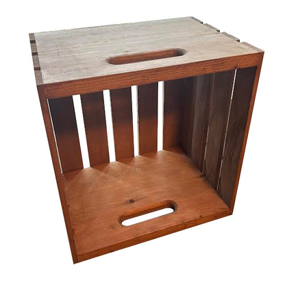 Rustic Square Wooden Crate
