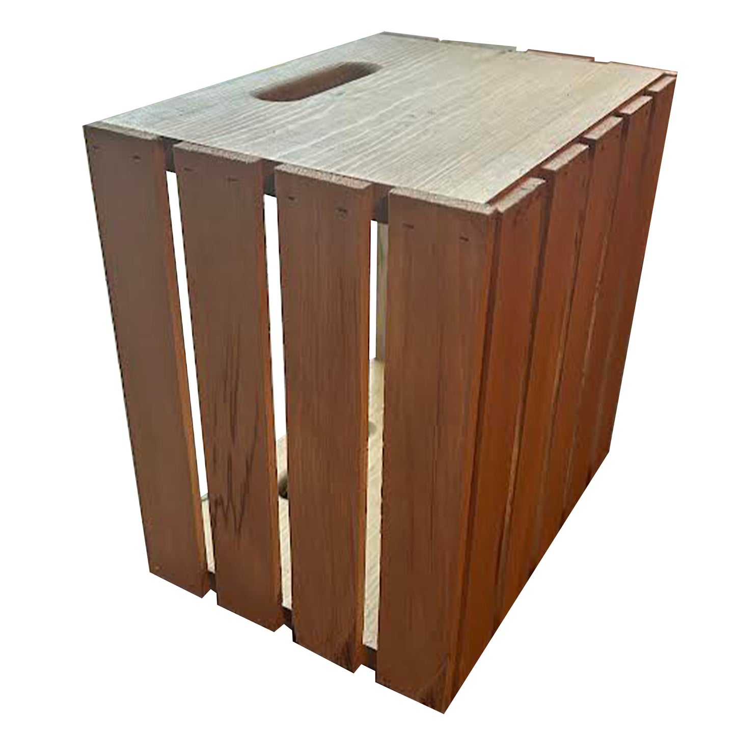 Rustic Square Wooden Crate