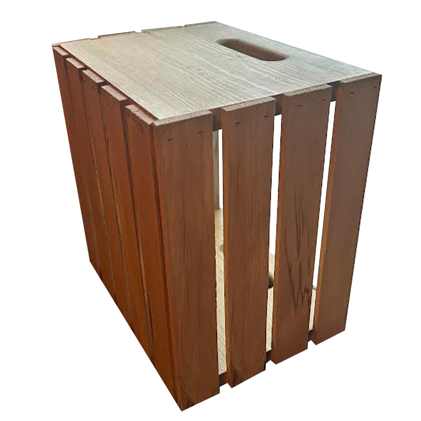 Rustic Square Wooden Crate