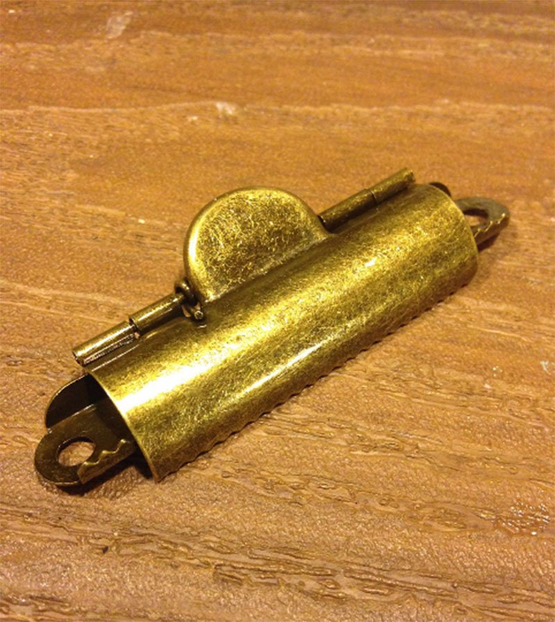 Rustic Style Small Domed Brass Clipboard Clip