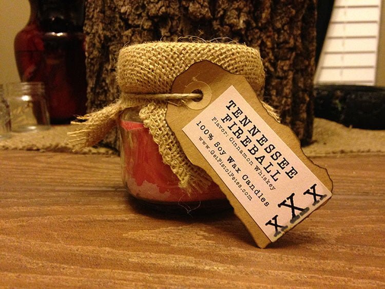 Tennessee Fireball Cinnamon Whiskey Soy Wax Candle