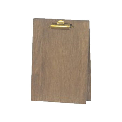 Wood Table Tent Clipboard