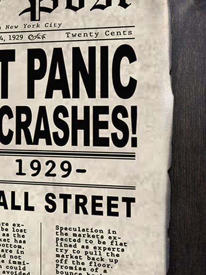 Stock Market Crash Sign