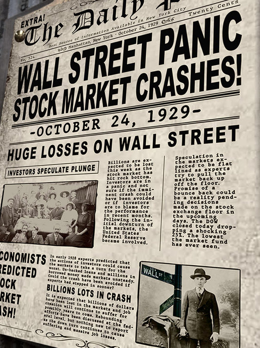 Stock Market Crash Sign