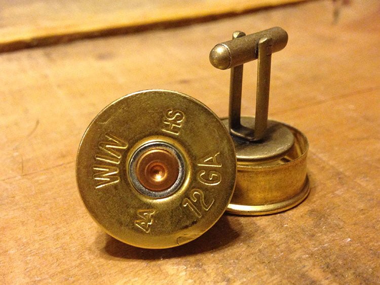 12 Gauge Shotgun Cufflinks