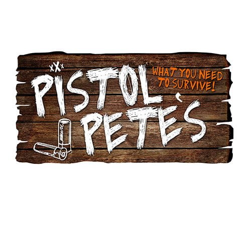 pistol petes barn sign sticker